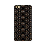 Block Print Black Symmetry   ---   Apple XioMi RealMe Oppo Vivo - Mobile Back Cover