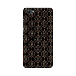 Block Print Black Symmetry   ---   Apple XioMi RealMe Oppo Vivo - Mobile Back Cover