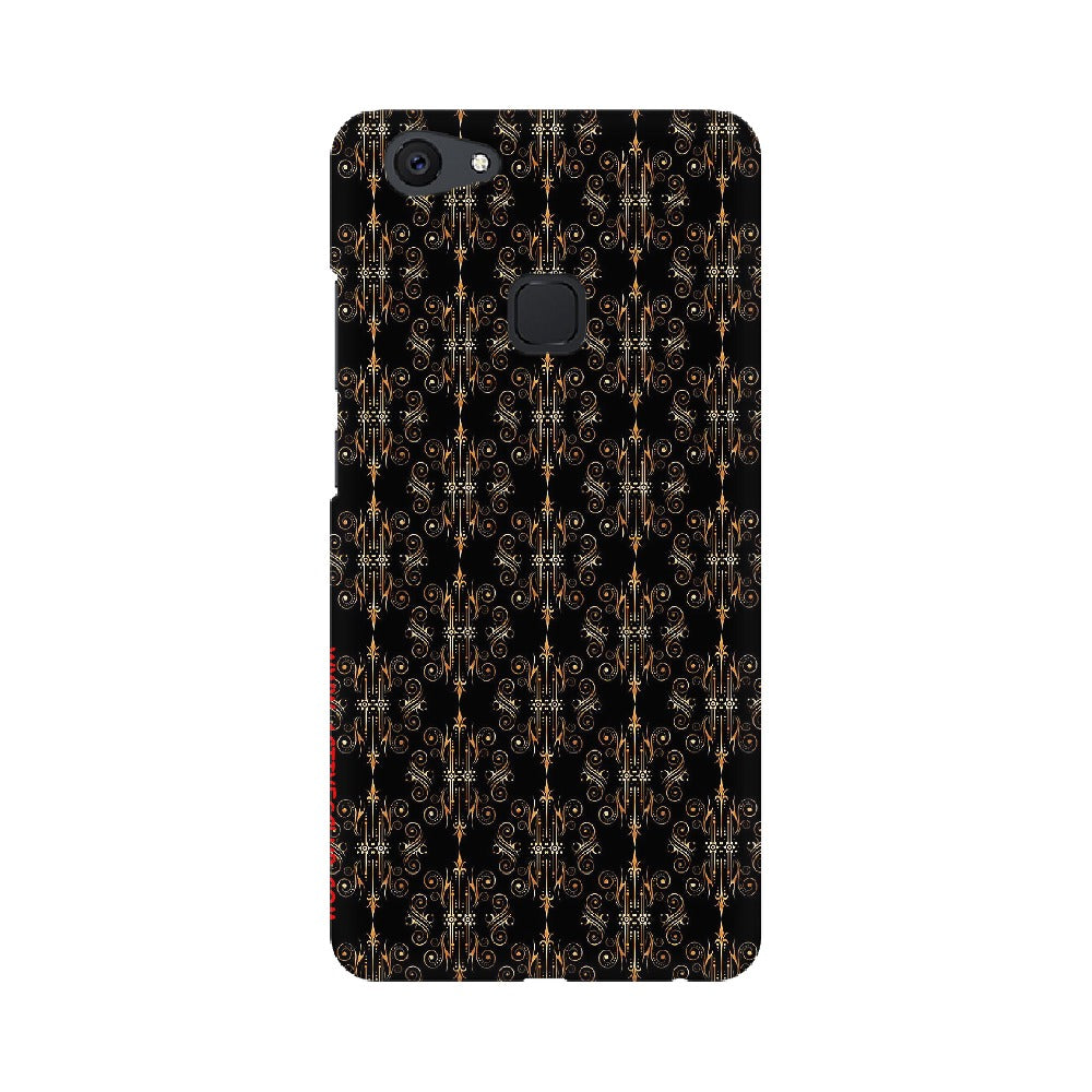 Block Print Black Symmetry   ---   Apple XioMi RealMe Oppo Vivo - Mobile Back Cover