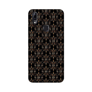 Block Print Black Symmetry   ---   Apple XioMi RealMe Oppo Vivo - Mobile Back Cover