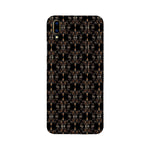 Block Print Black Symmetry   ---   Apple XioMi RealMe Oppo Vivo - Mobile Back Cover