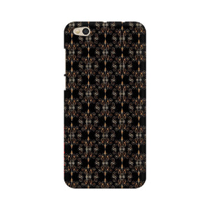 Block Print Black Symmetry   ---   Apple XioMi RealMe Oppo Vivo - Mobile Back Cover