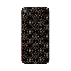 Block Print Black Symmetry   ---   Apple XioMi RealMe Oppo Vivo - Mobile Back Cover