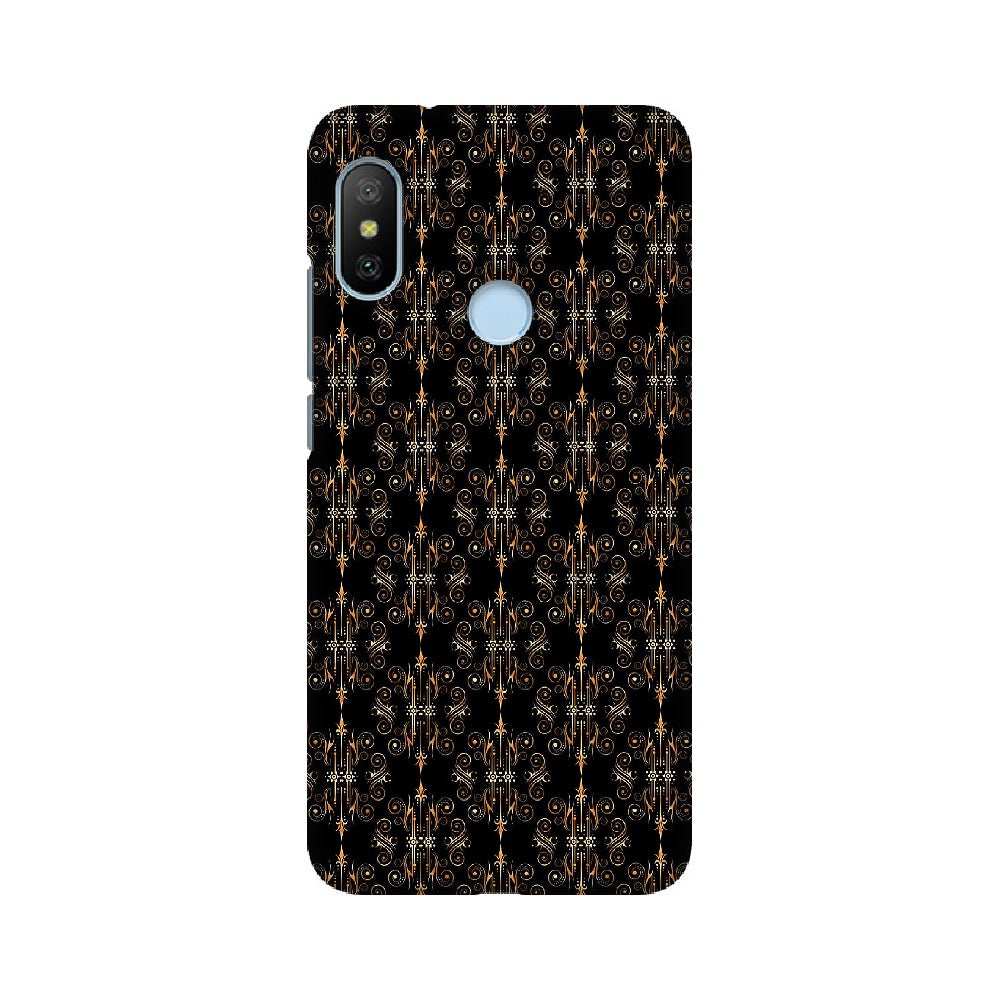 Block Print Black Symmetry   ---   Apple XioMi RealMe Oppo Vivo - Mobile Back Cover