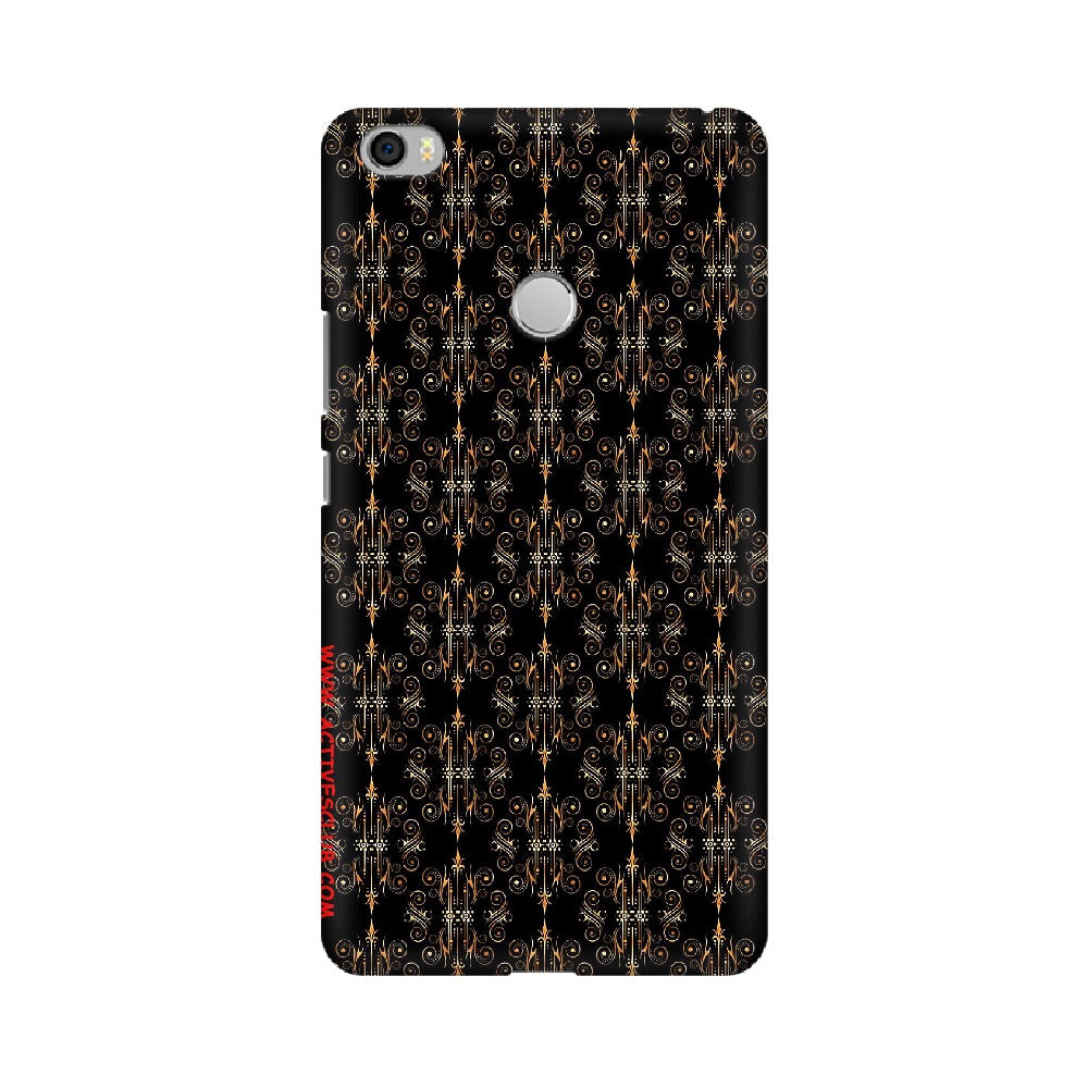 Block Print Black Symmetry   ---   Apple XioMi RealMe Oppo Vivo - Mobile Back Cover