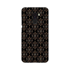 Block Print Black Symmetry   ---   Apple XioMi RealMe Oppo Vivo - Mobile Back Cover