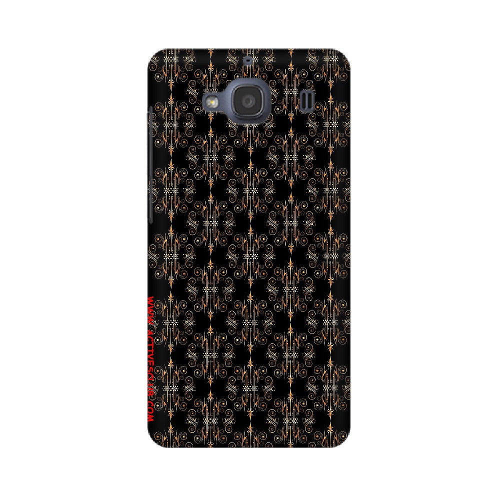 Block Print Black Symmetry   ---   Apple XioMi RealMe Oppo Vivo - Mobile Back Cover