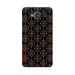 Block Print Black Symmetry   ---   Apple XioMi RealMe Oppo Vivo - Mobile Back Cover