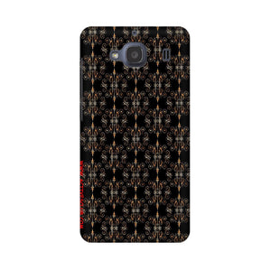 Block Print Black Symmetry   ---   Apple XioMi RealMe Oppo Vivo - Mobile Back Cover