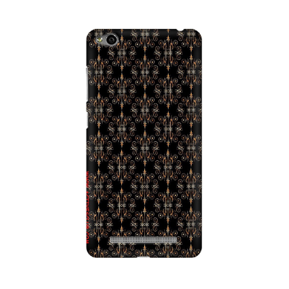 Block Print Black Symmetry   ---   Apple XioMi RealMe Oppo Vivo - Mobile Back Cover