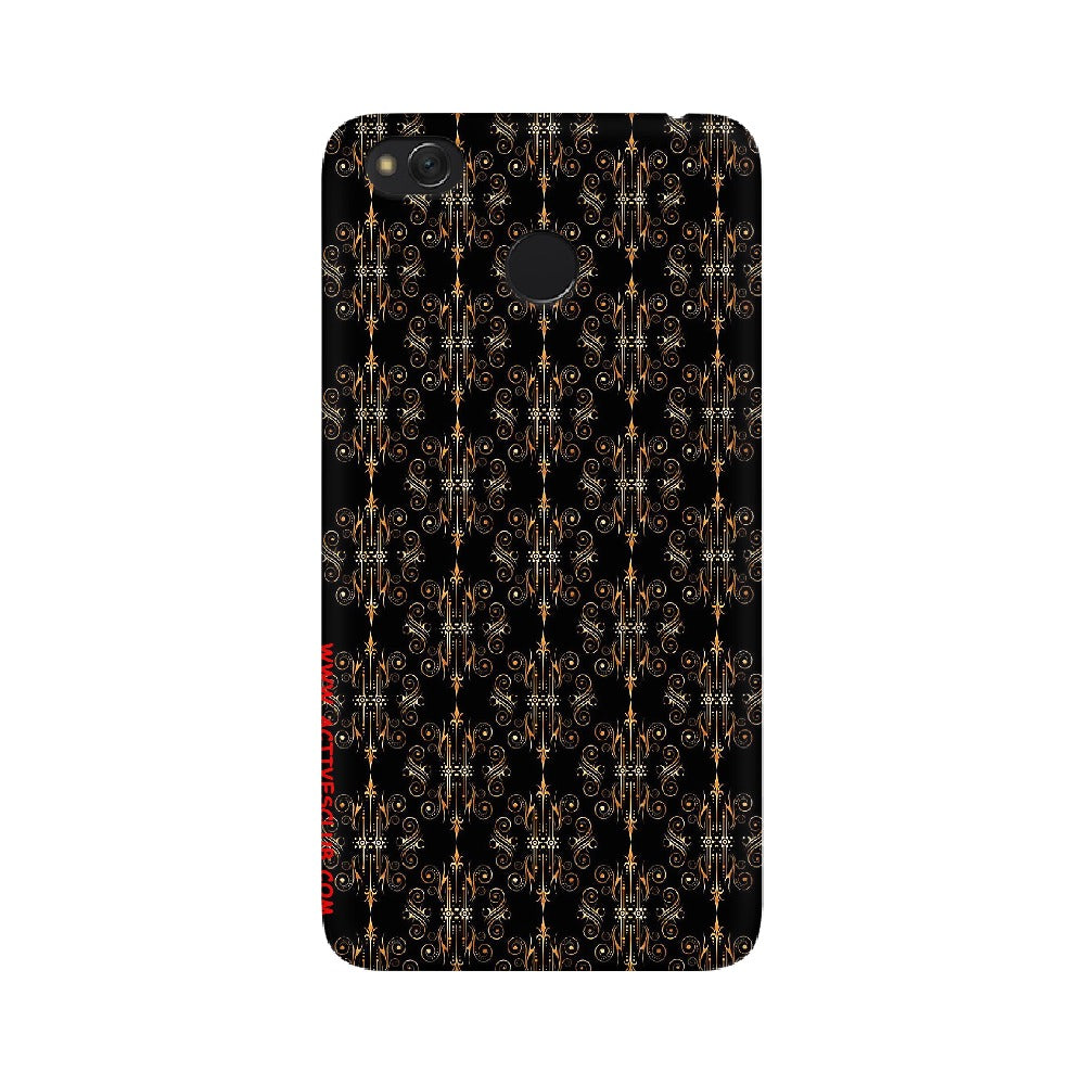 Block Print Black Symmetry   ---   Apple XioMi RealMe Oppo Vivo - Mobile Back Cover