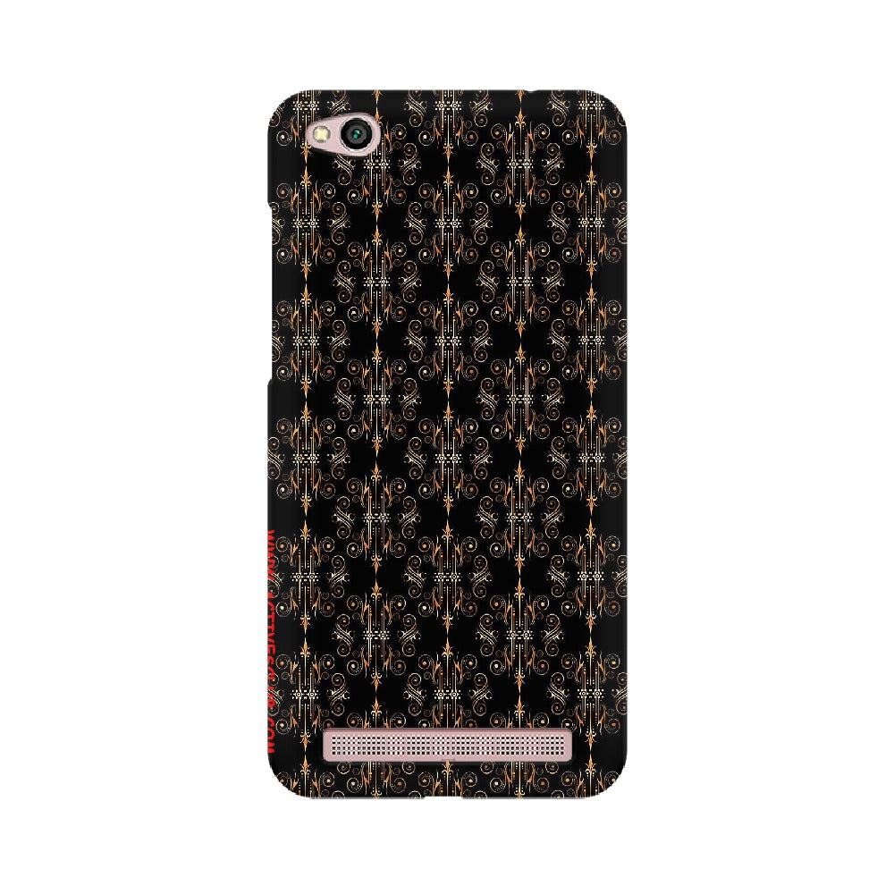 Block Print Black Symmetry   ---   Apple XioMi RealMe Oppo Vivo - Mobile Back Cover