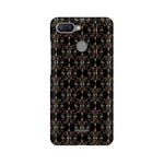 Block Print Black Symmetry   ---   Apple XioMi RealMe Oppo Vivo - Mobile Back Cover