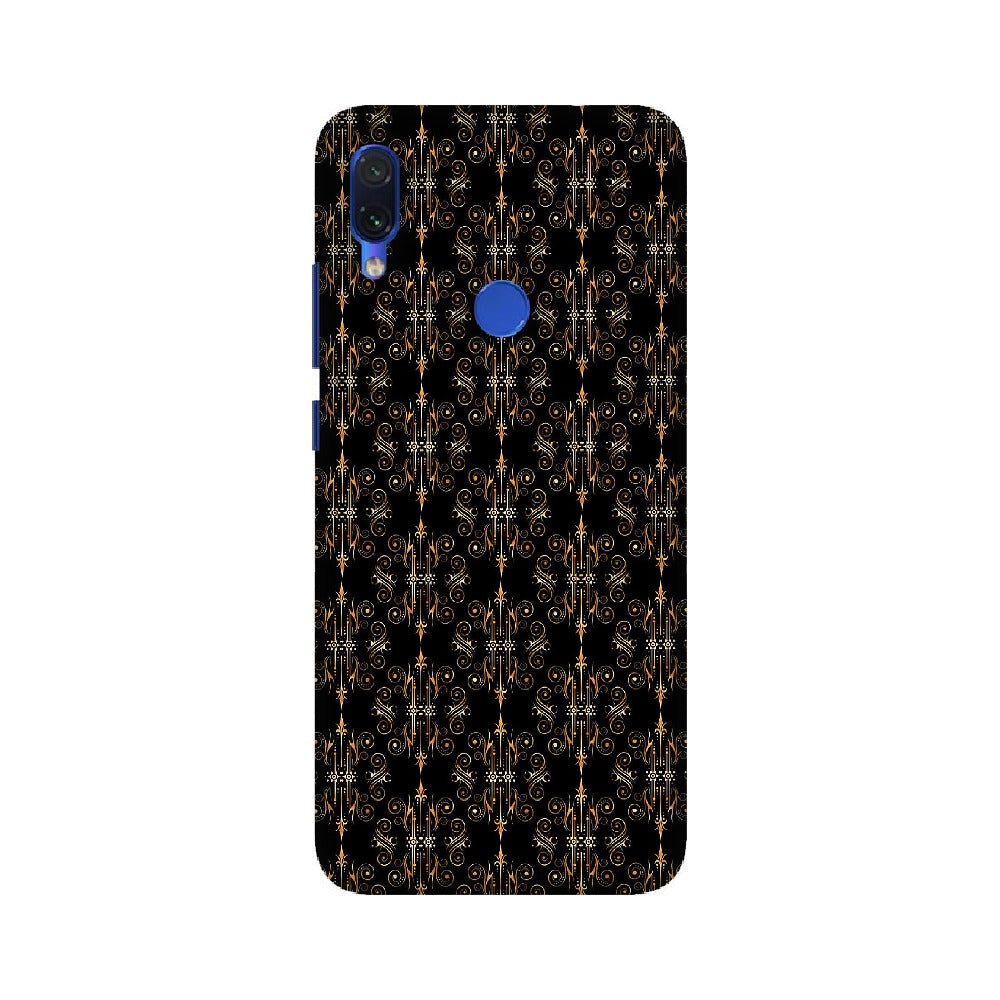 Block Print Black Symmetry   ---   Apple XioMi RealMe Oppo Vivo - Mobile Back Cover