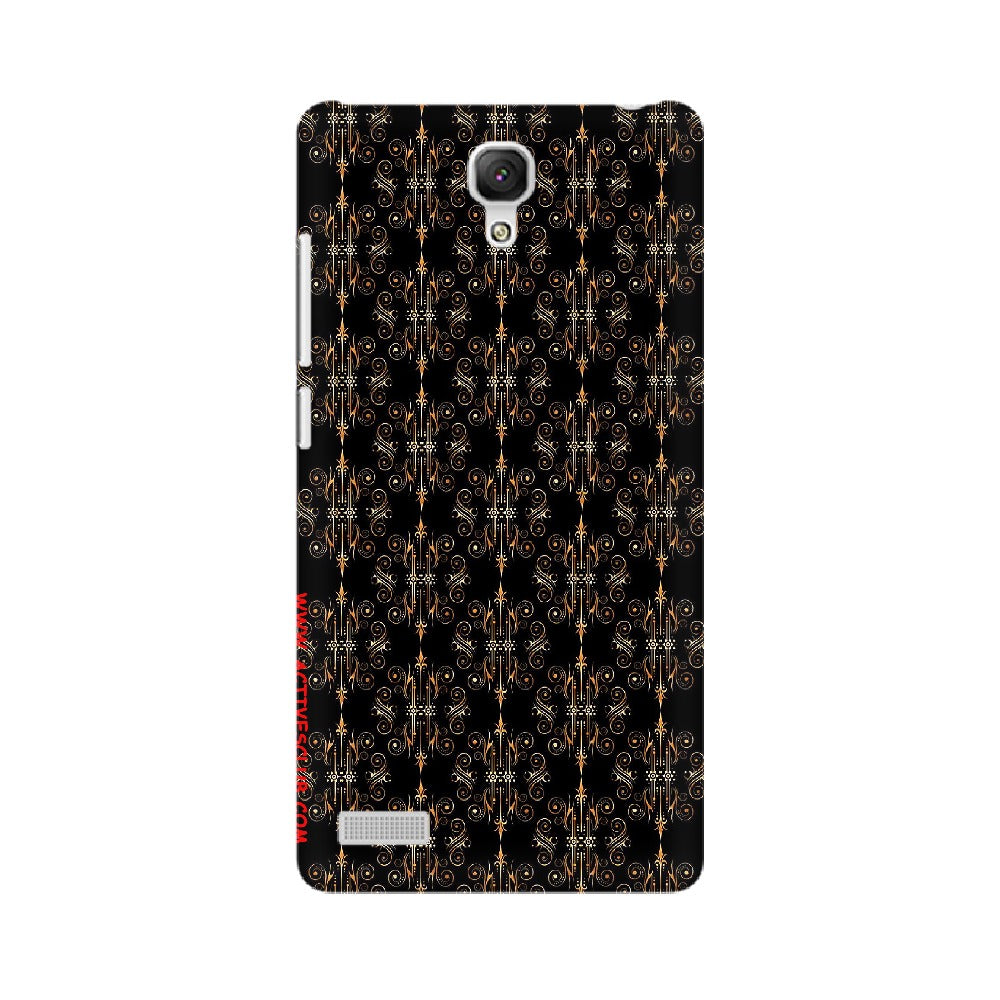 Block Print Black Symmetry   ---   Apple XioMi RealMe Oppo Vivo - Mobile Back Cover