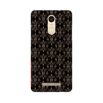 Block Print Black Symmetry   ---   Apple XioMi RealMe Oppo Vivo - Mobile Back Cover