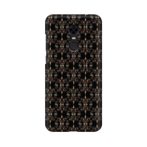 Block Print Black Symmetry   ---   Apple XioMi RealMe Oppo Vivo - Mobile Back Cover