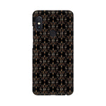 Block Print Black Symmetry   ---   Apple XioMi RealMe Oppo Vivo - Mobile Back Cover