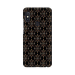 Block Print Black Symmetry   ---   Apple XioMi RealMe Oppo Vivo - Mobile Back Cover