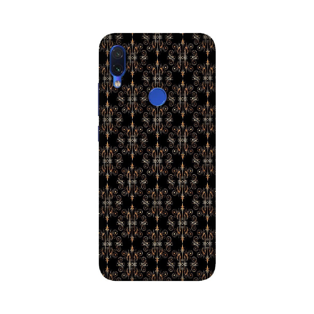 Block Print Black Symmetry   ---   Apple XioMi RealMe Oppo Vivo - Mobile Back Cover