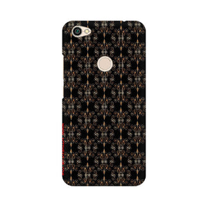 Block Print Black Symmetry   ---   Apple XioMi RealMe Oppo Vivo - Mobile Back Cover