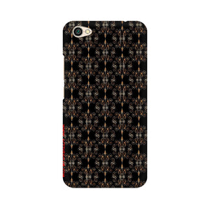 Block Print Black Symmetry   ---   Apple XioMi RealMe Oppo Vivo - Mobile Back Cover