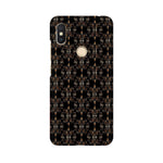 Block Print Black Symmetry   ---   Apple XioMi RealMe Oppo Vivo - Mobile Back Cover