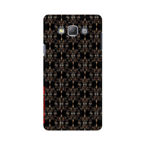 Block Print Black Symmetry   ---   Samsung Google OnePlus Mobile Back Cover