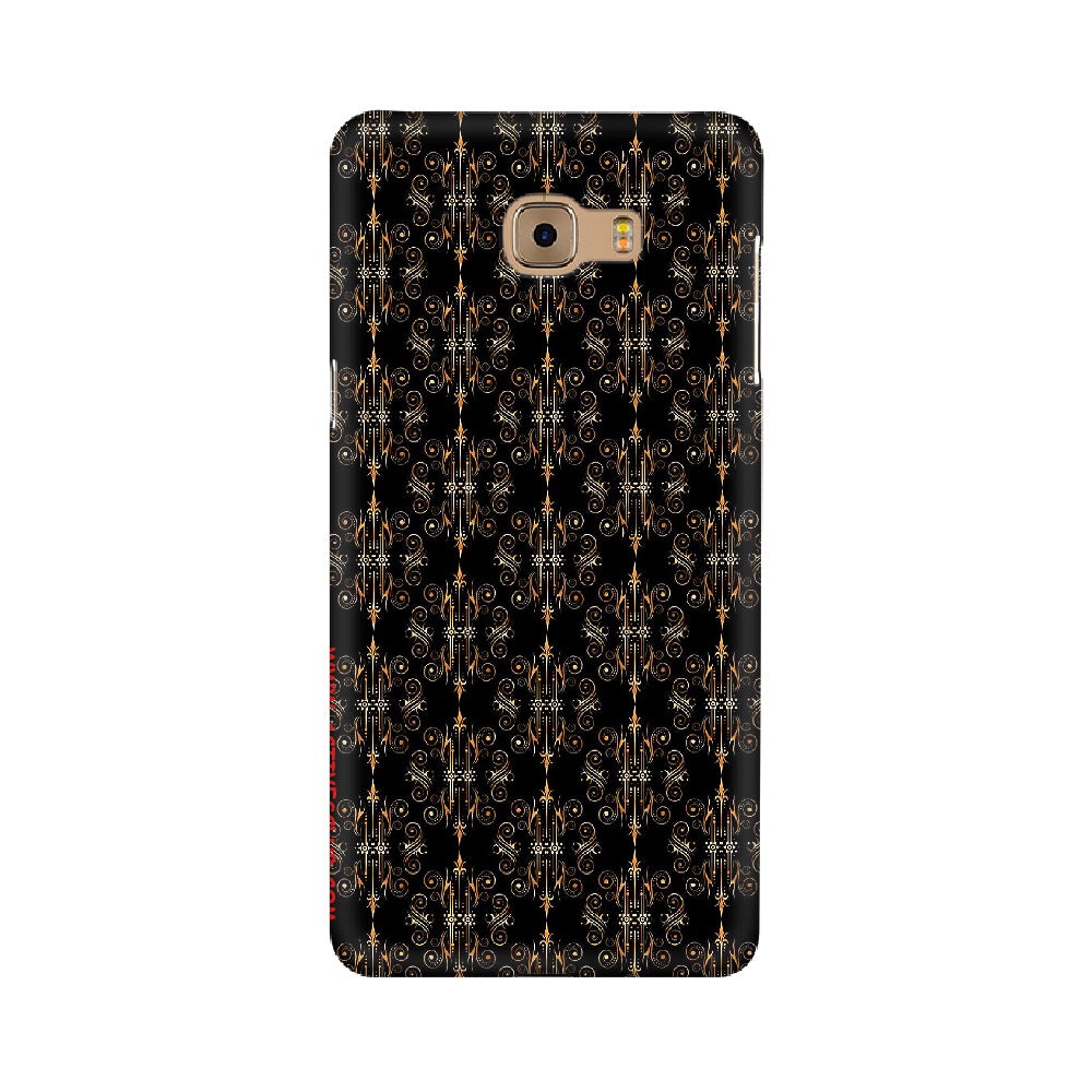 Block Print Black Symmetry   ---   Samsung Google OnePlus Mobile Back Cover