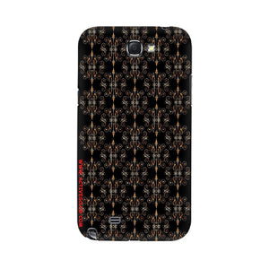 Block Print Black Symmetry   ---   Samsung Google OnePlus Mobile Back Cover