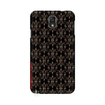 Block Print Black Symmetry   ---   Samsung Google OnePlus Mobile Back Cover