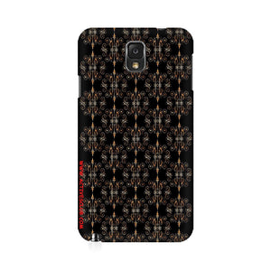 Block Print Black Symmetry   ---   Samsung Google OnePlus Mobile Back Cover