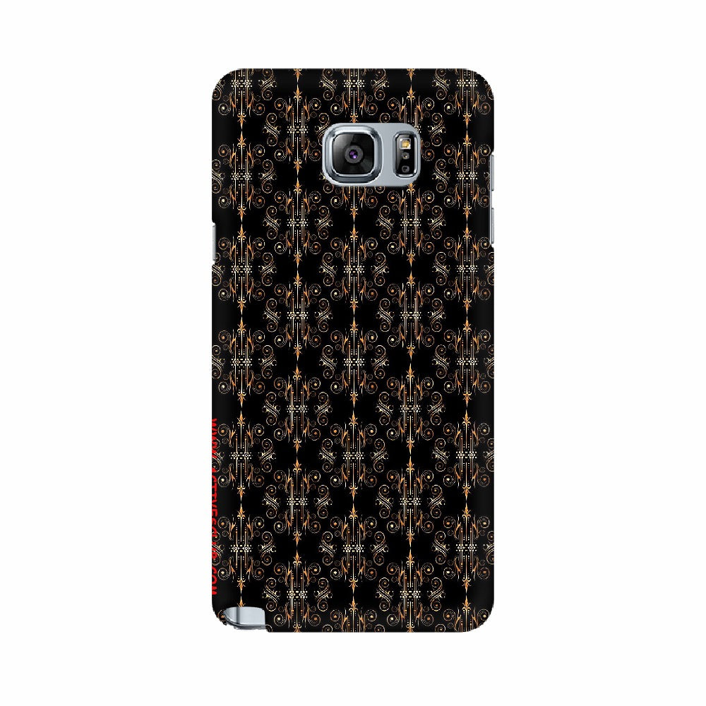 Block Print Black Symmetry   ---   Samsung Google OnePlus Mobile Back Cover