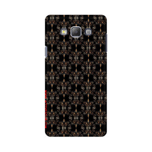 Block Print Black Symmetry   ---   Samsung Google OnePlus Mobile Back Cover