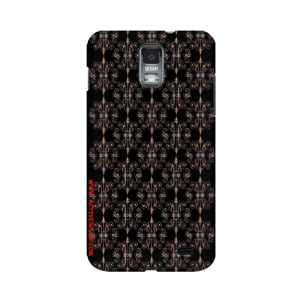 Block Print Black Symmetry   ---   Samsung Google OnePlus Mobile Back Cover