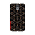 Block Print Black Symmetry   ---   Samsung Google OnePlus Mobile Back Cover