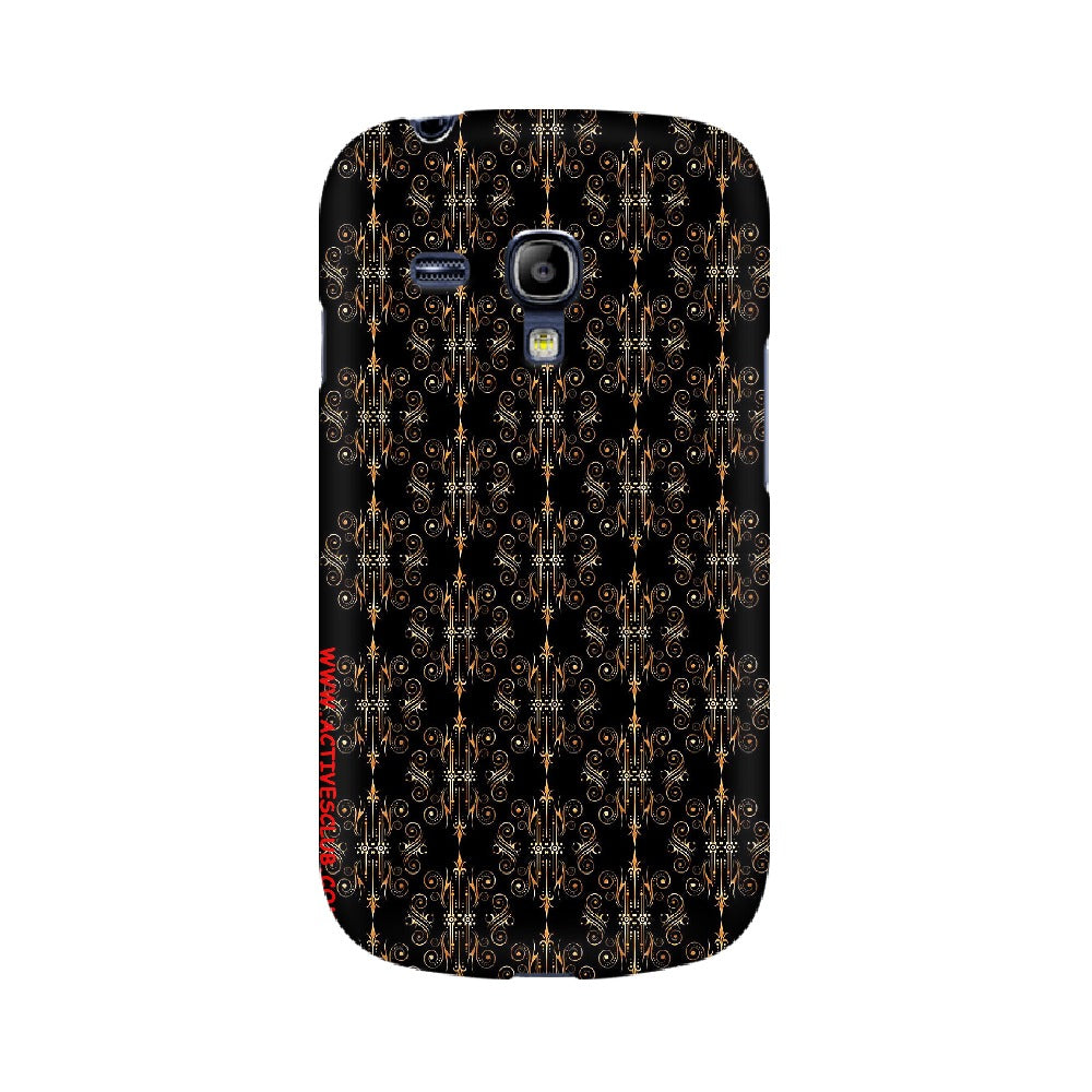 Block Print Black Symmetry   ---   Samsung Google OnePlus Mobile Back Cover