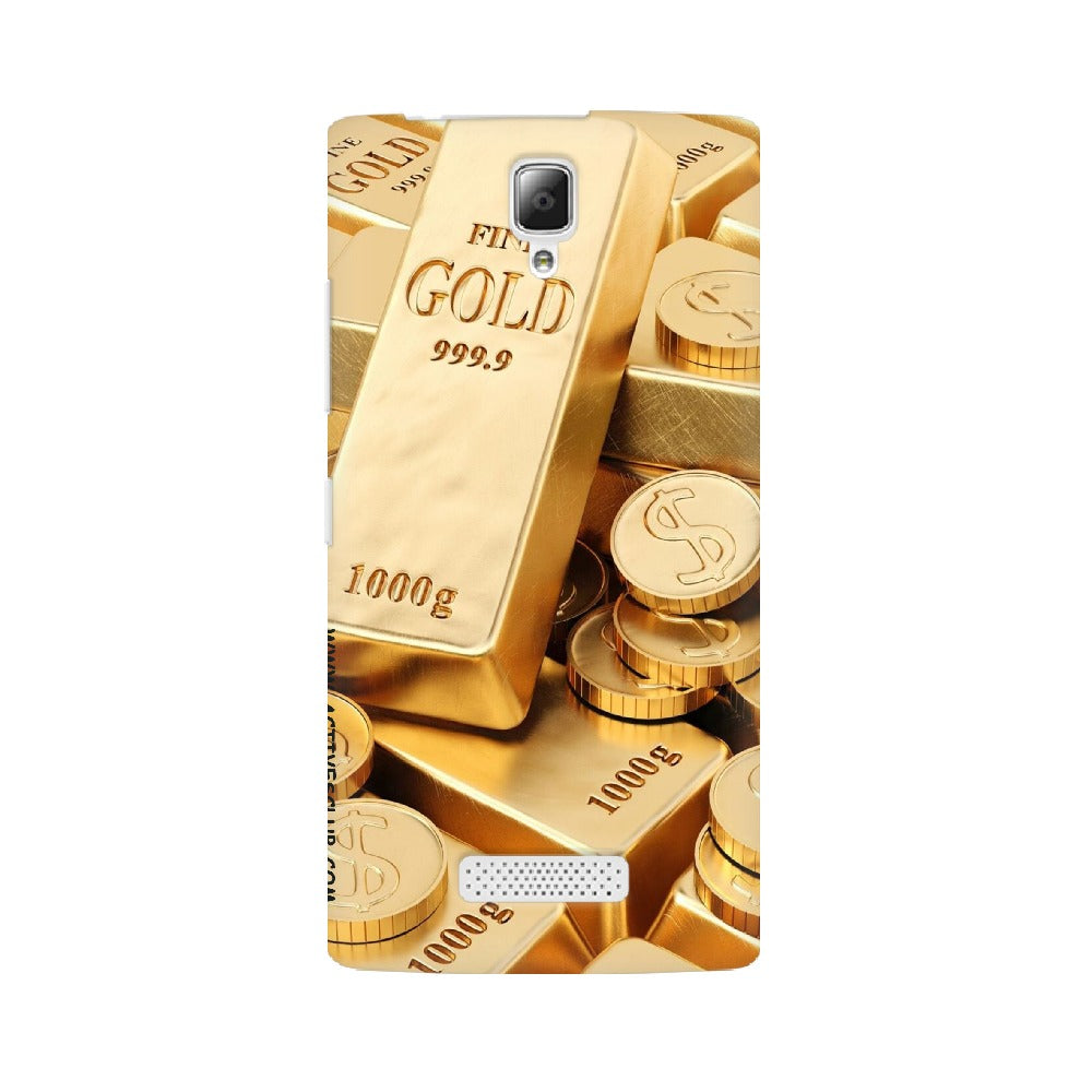 Gold Bullion   ---   Sony Nokia Lenovo Moto HTC Huawei - Mobile Back Cover