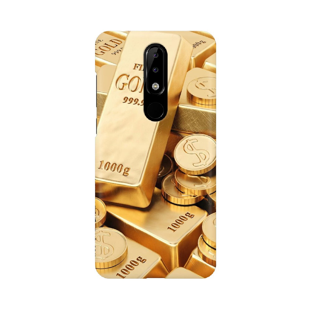 Gold Bullion   ---   Sony Nokia Lenovo Moto HTC Huawei - Mobile Back Cover