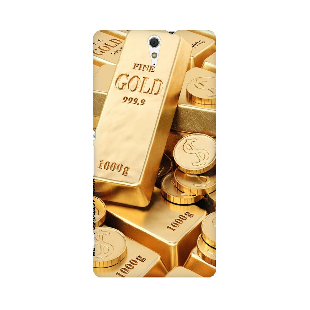 Gold Bullion   ---   Sony Nokia Lenovo Moto HTC Huawei - Mobile Back Cover