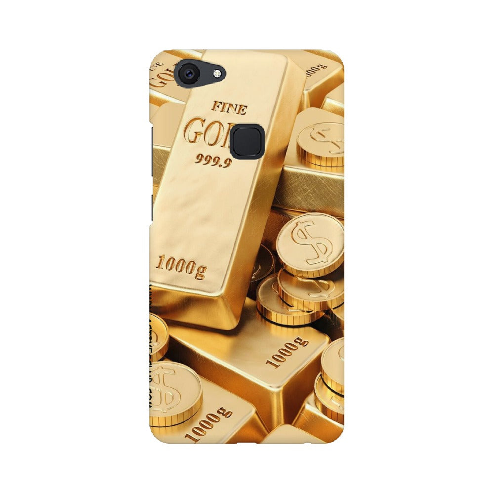 Gold Bullion   ---   Apple XioMi RealMe Oppo Vivo - Mobile Back Cover