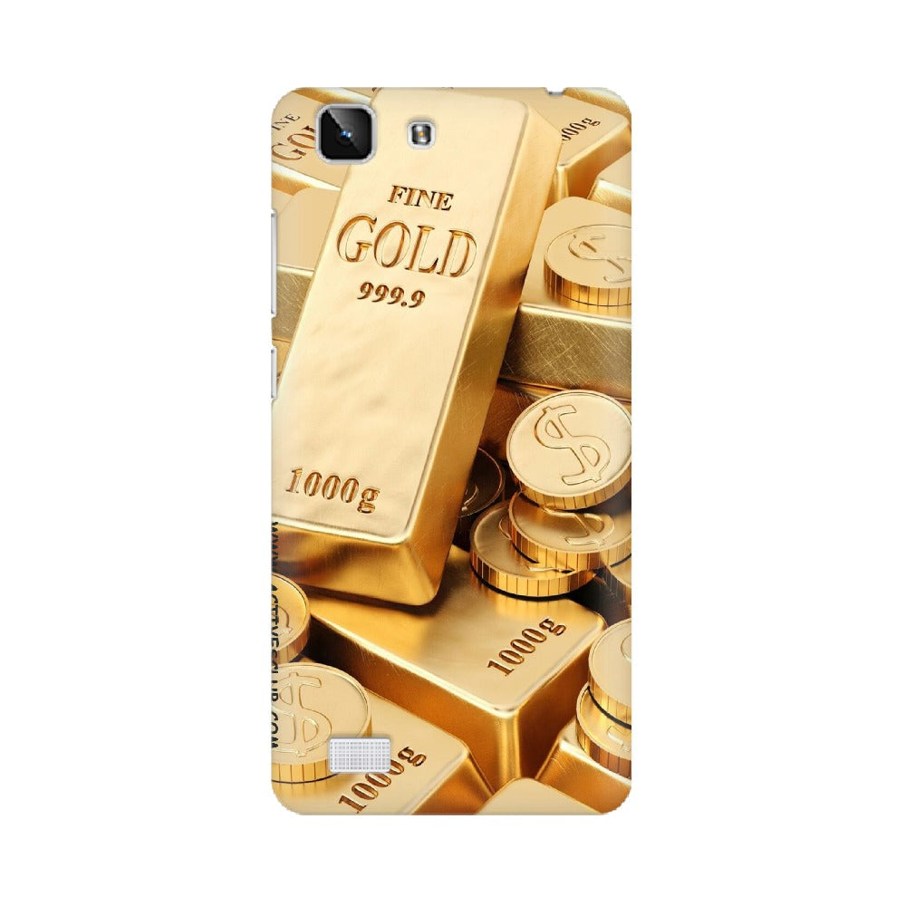 Gold Bullion   ---   Apple XioMi RealMe Oppo Vivo - Mobile Back Cover