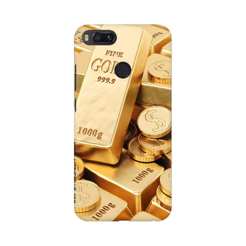 Gold Bullion   ---   Apple XioMi RealMe Oppo Vivo - Mobile Back Cover