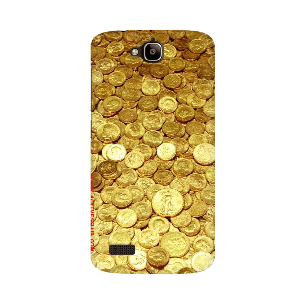 Gold Coins   ---   Sony Nokia Lenovo Moto HTC Huawei - Mobile Back Cover