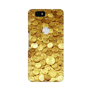 Gold Coins   ---   Sony Nokia Lenovo Moto HTC Huawei - Mobile Back Cover