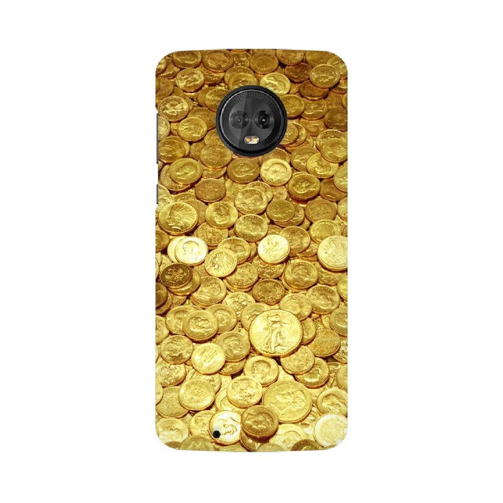 Gold Coins   ---   Sony Nokia Lenovo Moto HTC Huawei - Mobile Back Cover