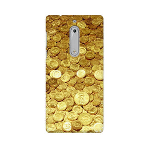 Gold Coins   ---   Sony Nokia Lenovo Moto HTC Huawei - Mobile Back Cover