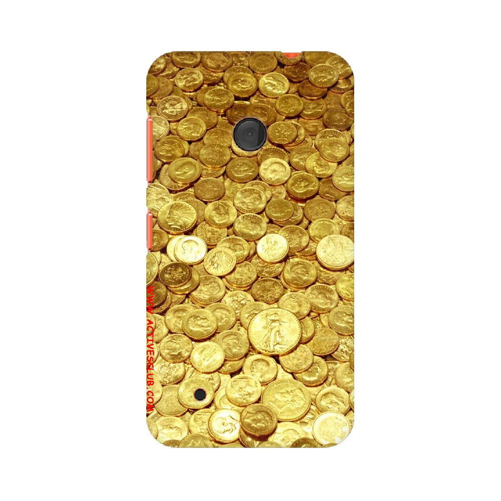 Gold Coins   ---   Sony Nokia Lenovo Moto HTC Huawei - Mobile Back Cover