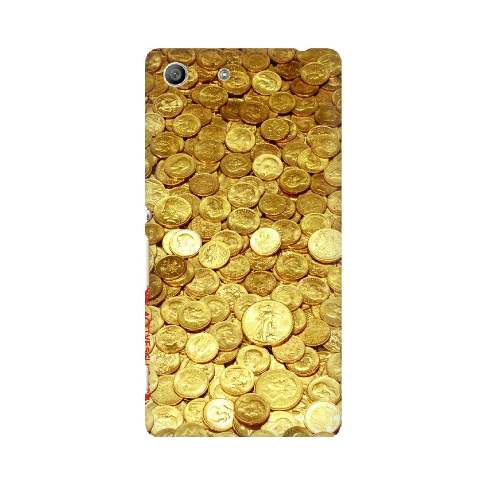 Gold Coins   ---   Sony Nokia Lenovo Moto HTC Huawei - Mobile Back Cover