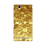 Gold Coins   ---   Sony Nokia Lenovo Moto HTC Huawei - Mobile Back Cover